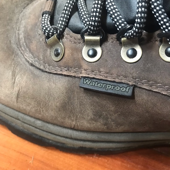 Timberland Brown Leather Waterproof Hiking Boots - Picture 7 of 7